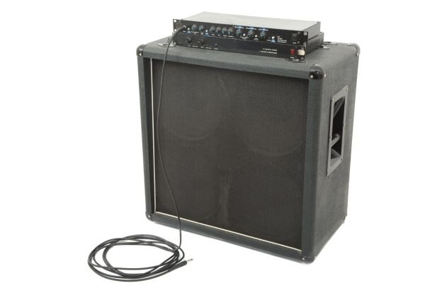 Big guitar amplifier speaker cabinet